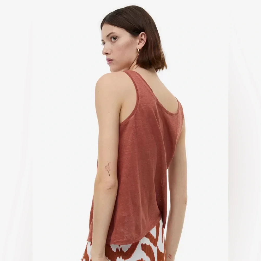 H&M 100% linen top M - Picture 6 of 7